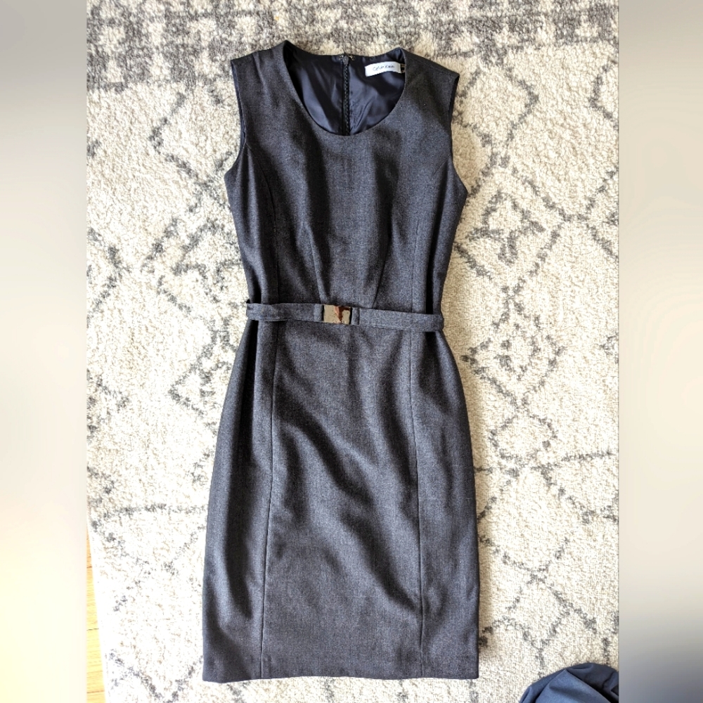 Calvin Klein grey dress